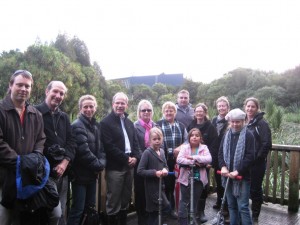 Mayor Len Brown visits Meola Creek